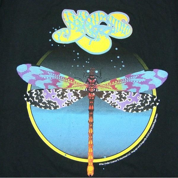 YES yestival ドラゴンフライ Tシャツ XL YES yestival ドラゴン