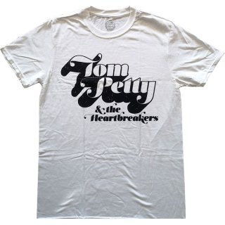 TOM PETTY & THE HEARTBREAKERS Logo Wht, T