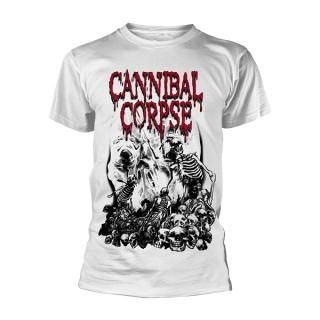 CANNIBAL CORPSE Pile Of Skulls White, T