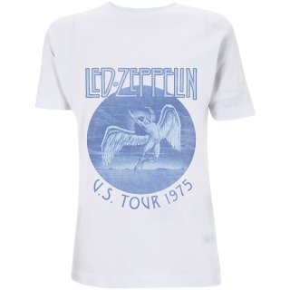 LED ZEPPELIN Tour '75 Blue Wash, Tシャツ