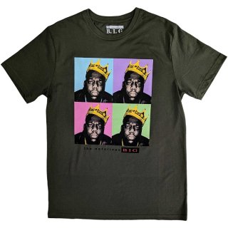 THE NOTORIOUS B.I.G. Crown Pop Art, Tシャツ