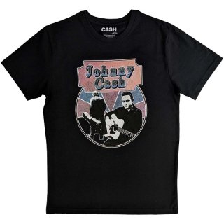 JOHNNY CASH Walking Guitar ＆ Front On, Tシャツ