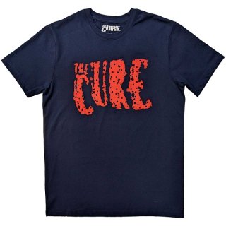 THE CURE Logo Navy, T