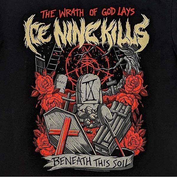 Ice Nine Kills T Shirt - Cross Swords