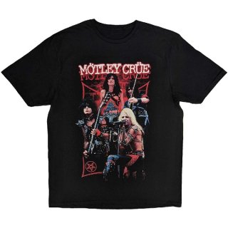 MOTLEY CRUE Live Montage Red, T