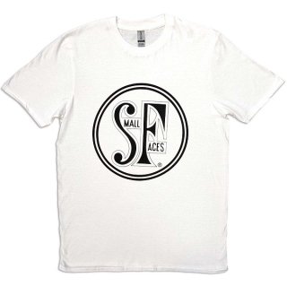 SMALL FACES Logo Wht, T