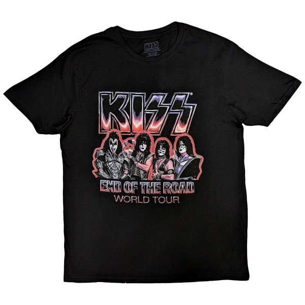 KISS End Of The Road Tour Red, Tシャツ - バンドTシャツ専門店T-oxic(トキシック)