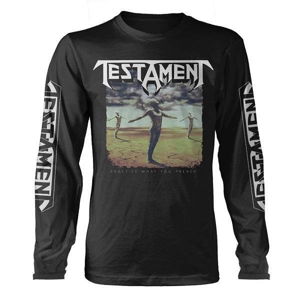 Testament Practice What You Preach Tシャツ Practice What You Preach Cover T-Shirt (Pepper) – Testament Shop