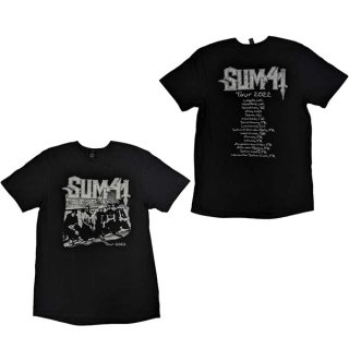 SUM 41 Band Photo European Tour 2022, Tシャツ 