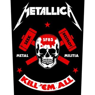 METALLICA Metal Militia, バックパッチ