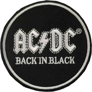 AC/DC Back In Black Circle, パッチ