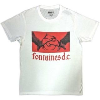 FONTAINES D.C. Gothic Logo Wht, T