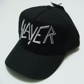 SLAYER Logo Sonic Silver, キャップ
