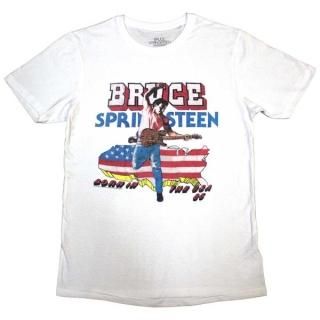 BRUCE SPRINGSTEEN Born In The Usa '85 Wht, T