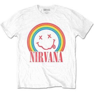 NIRVANA Happy Face Rainbow, T