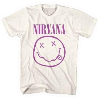 NIRVANA Purple Happy Face, T