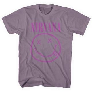 NIRVANA Purple Happy Face, T