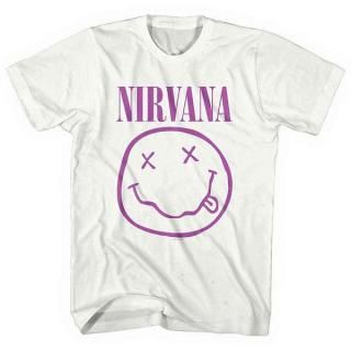 NIRVANA Purple Happy Face, T