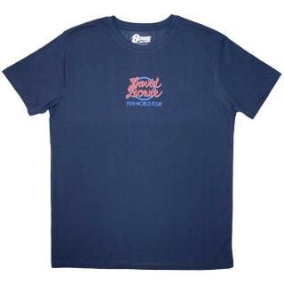 DAVID BOWIE Mini 1978 World Tour Logo, T