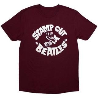 THE BEATLES Stamp Out The...Maroon Red, T