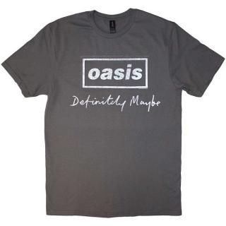 OASIS Definitely Maybe Distressed Text Logo, T