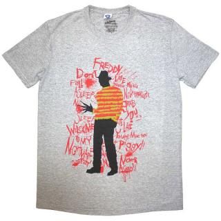 A NIGHTMARE ON ELM STREET Freddy Scribble Font, T