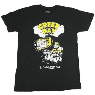 ¨ǼGREEN DAY Longview Doodle Blk, T