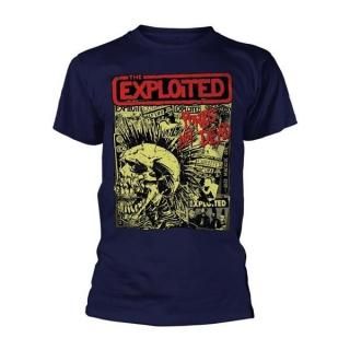 THE EXPLOITED Punks Not Dead Album Navy, T