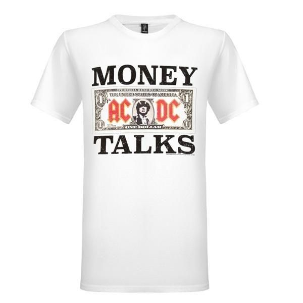 yoko squad money talks Tシャツ　ホワイト AC/DC Money Talks White, Tシャツ - バンドTシャツ専門店T-oxic