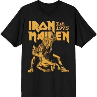 IRON MAIDEN Est. 1975 Claw Yellow Graphic, T