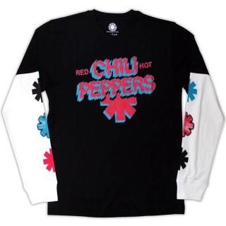 RED HOT CHILI PEPPERS Shock Logo, ロングTシャツ