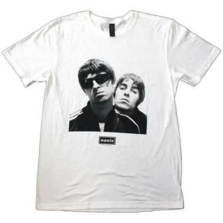 【即納】OASIS Noel & Liam Square Photo Wht, Tシャツ