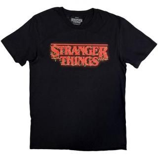STRANGER THINGS Logo With Christmas Lights, T
