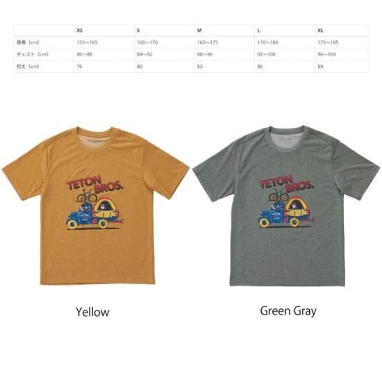 Tシャツ/春夏/teton bros/ティートンブロス/TB241-81M