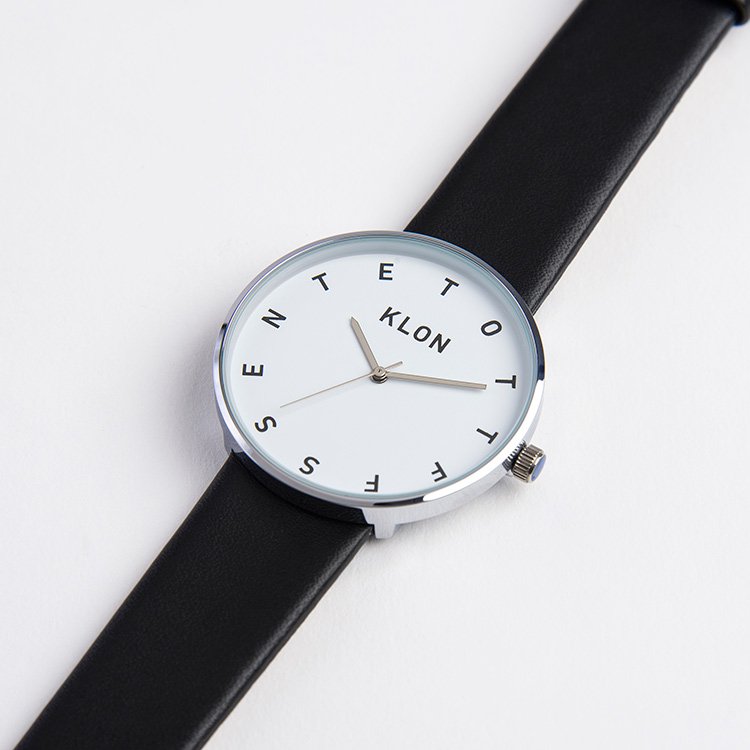 KLON ALPHABET TIME BLACK 40mm カジュアル 腕時計