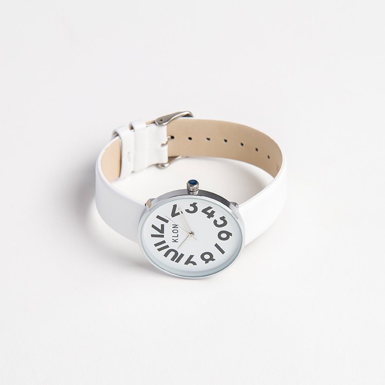 KLON HIDE TIME WHITE 40mm カジュアル 腕時計