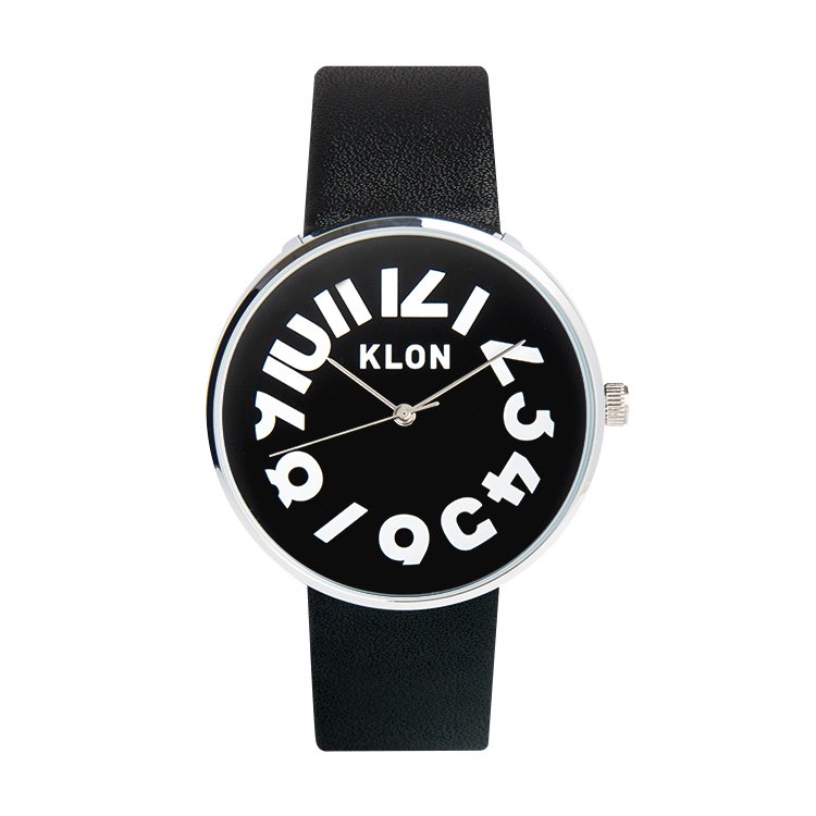 KLON HIDE TIME BLACK【BLACK SURFACE】40mm カジュアル 腕時計