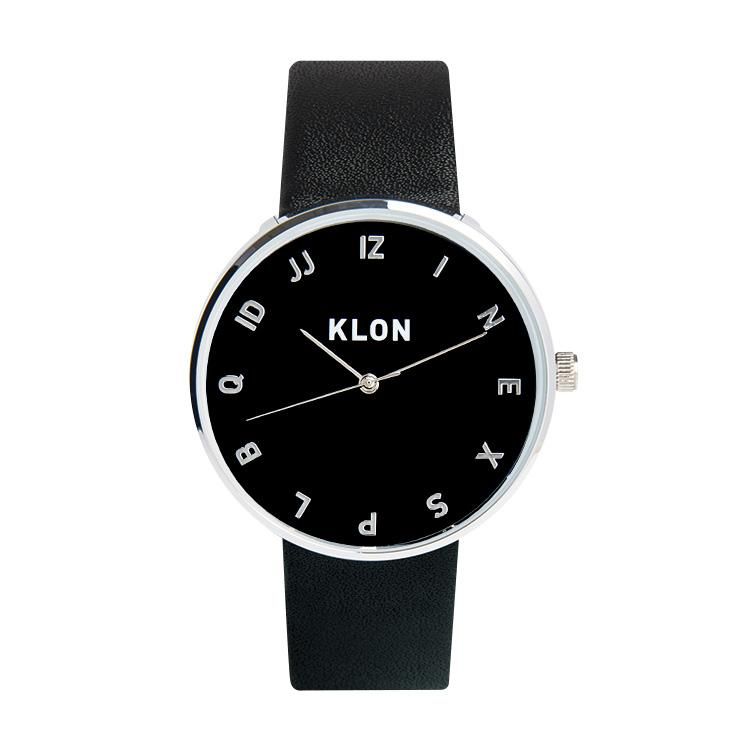 KLON MOCK NUMBER BLACK【BLACK SURFACE】Ver.SILVER 40mm