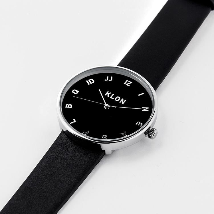 KLON MOCK NUMBER BLACK【BLACK SURFACE】Ver.SILVER 40mm