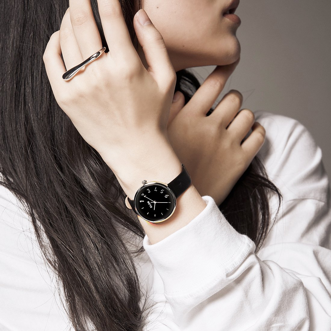 KLON CONNECTION DARING FIRST【BLACK SURFACE】33mm カジュアル 腕時計