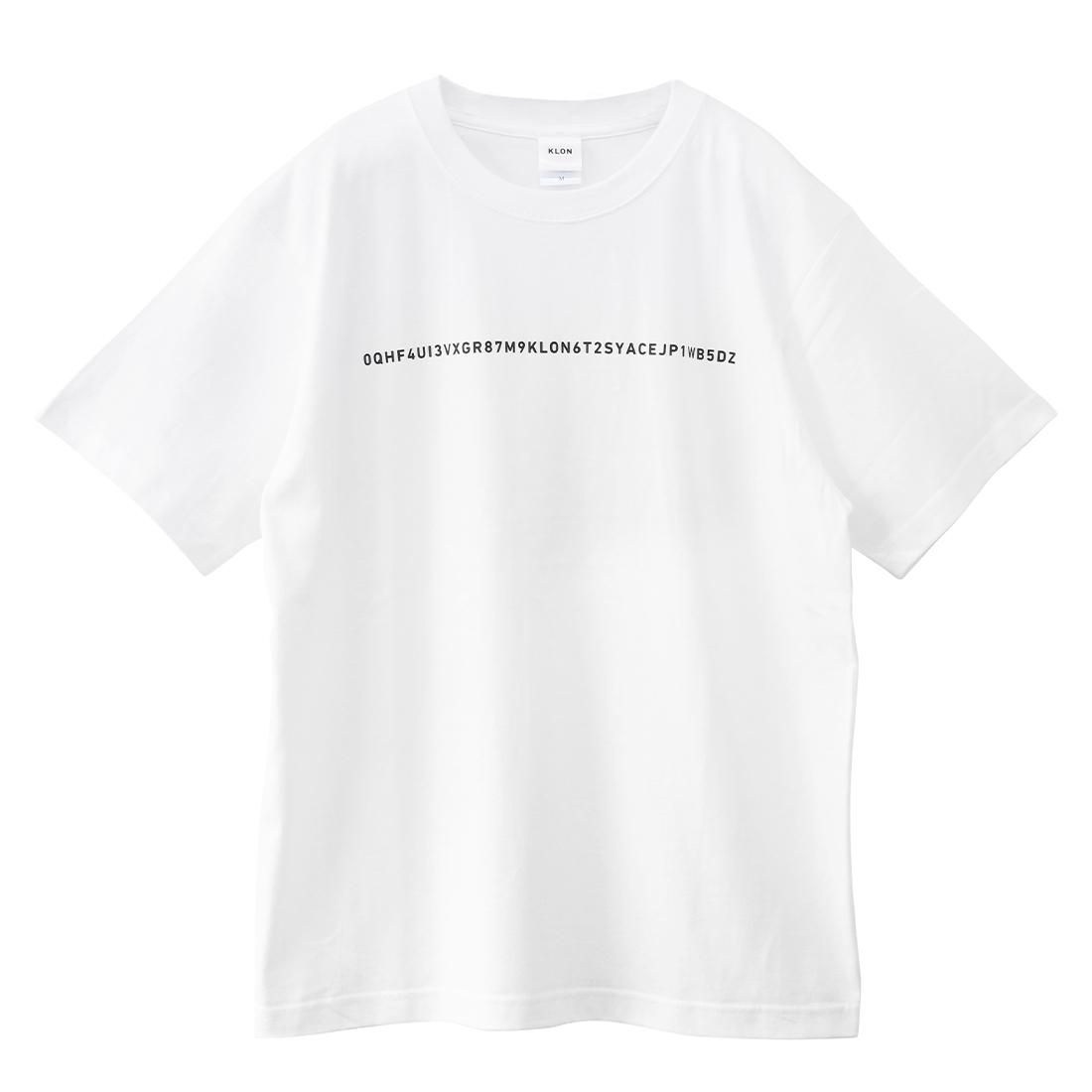 KLON Tshirts SERIAL NUMBER ONE LINES WHITE