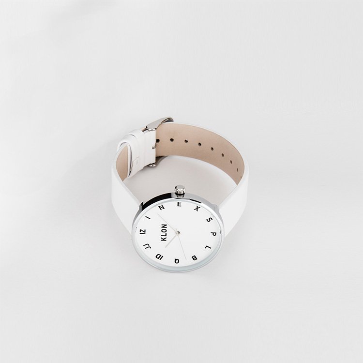 KLON MOCK NUMBER WHITE 40mm カジュアル 腕時計