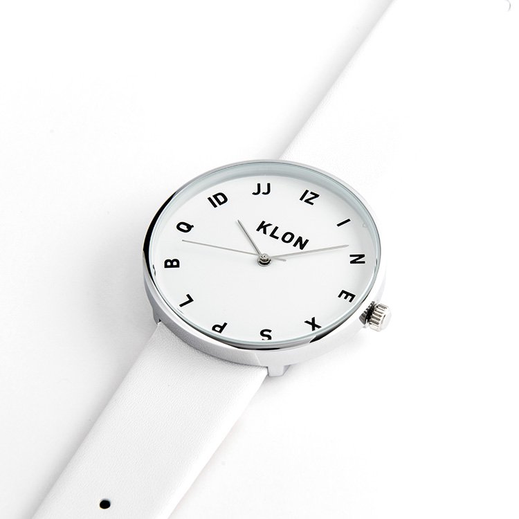 KLON MOCK NUMBER WHITE 40mm カジュアル 腕時計