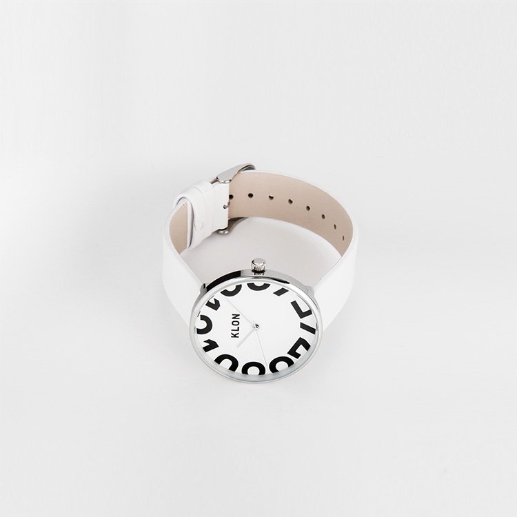 KLON HIDE TIME WHITE -ONE DIGIT- 40mm カジュアル 腕時計