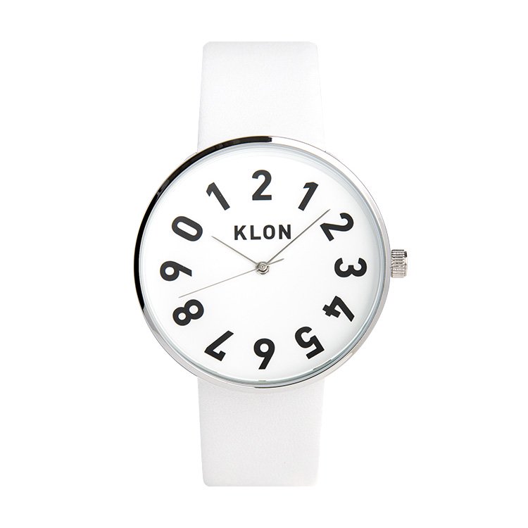 KLON ONE DIGIT TIME WHITE 40mm