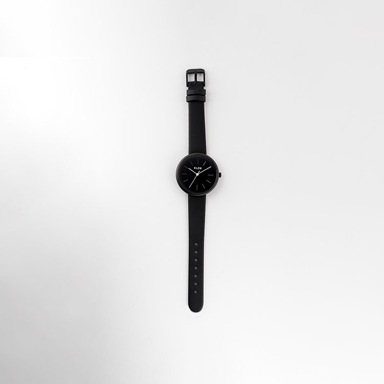 KLON DIVISION LINE【BLACK SURFACE】38mm カジュアル 腕時計