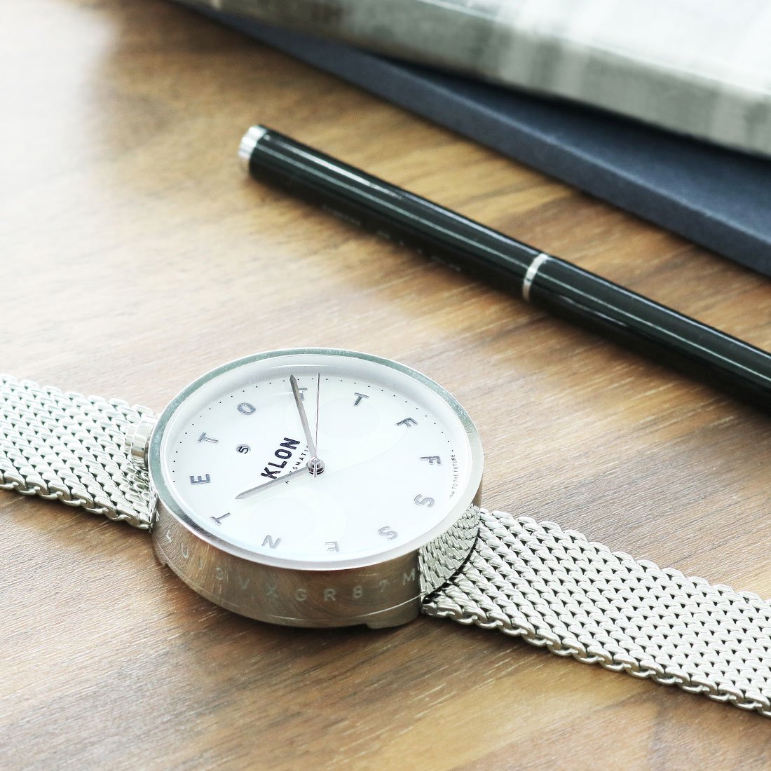 KLON AUTOMATIC WATCH -ALPHABET TIME- 43mm カジュアル 腕時計