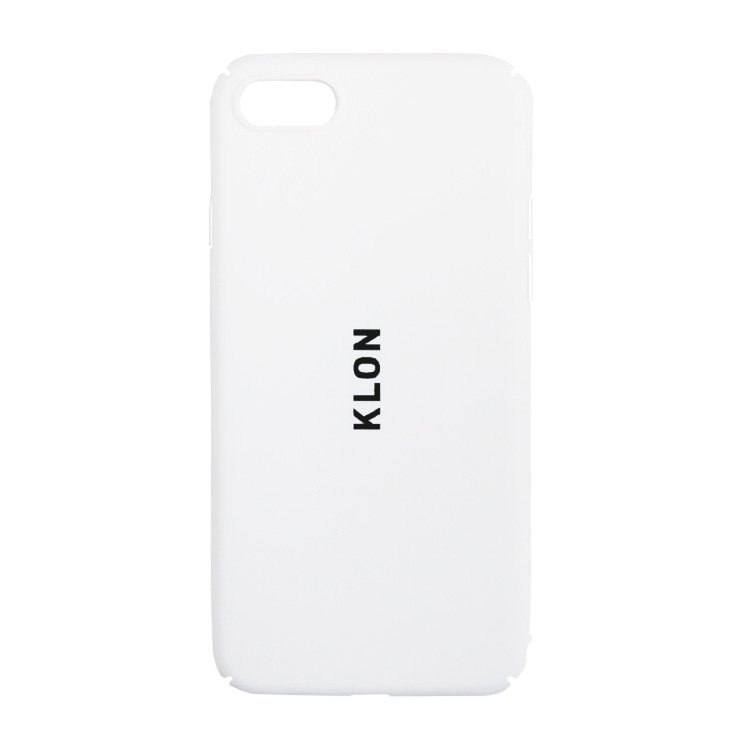 【iPhone 7,8,X,Xs 対応】KLON iPhone CASE LOGOTYPE S WHITE