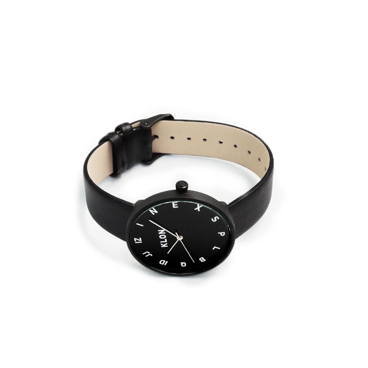 KLON MOCK NUMBER BLACK FRAME 40mm カジュアル 腕時計