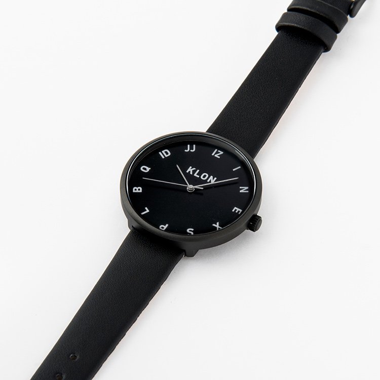 KLON MOCK NUMBER BLACK FRAME 40mm カジュアル 腕時計
